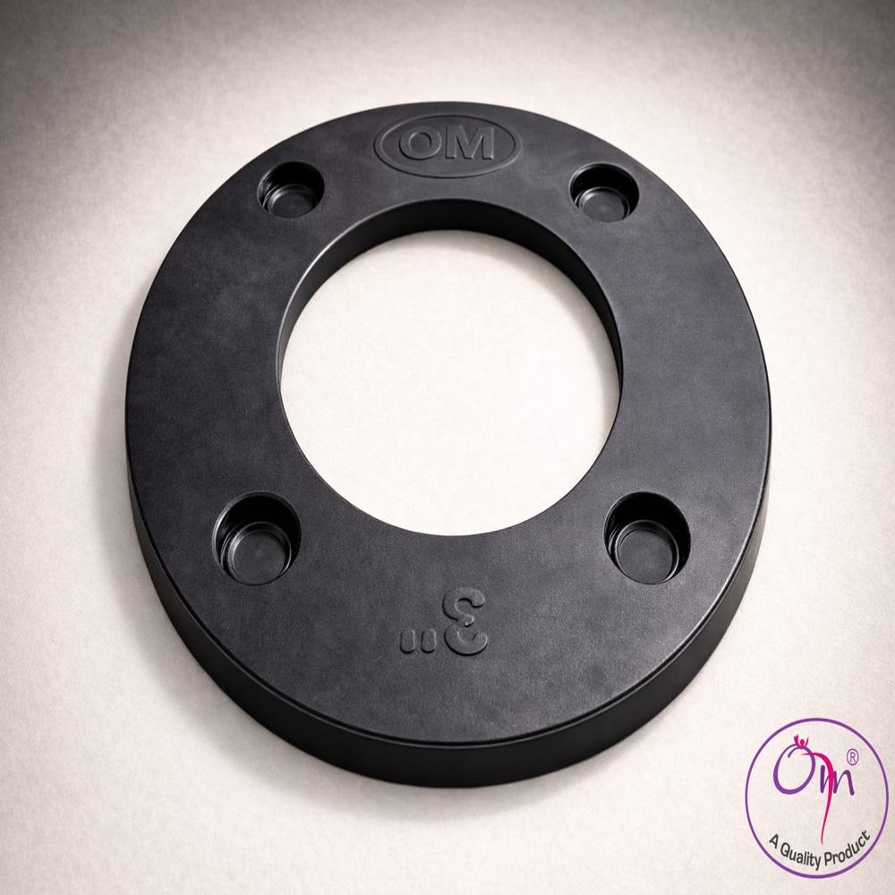 Rubber Flange Washer - Color: Black