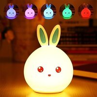 Rabbit Face - Cute Silicone Lamp - Battery Backup: 6-8 Hours