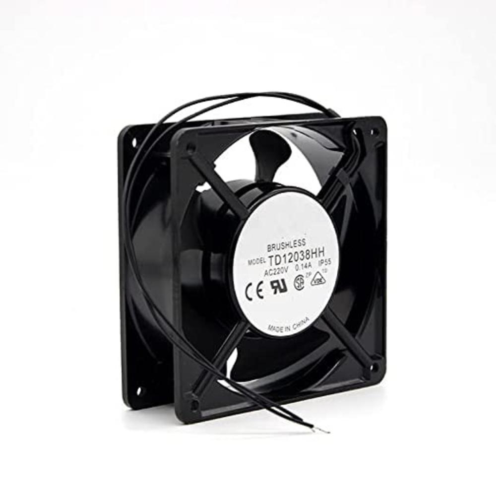 DELTA TD12038HH 220V AC 0.14A 12038mm METAL Ball Bearing Industrial Axial Cooling Fan