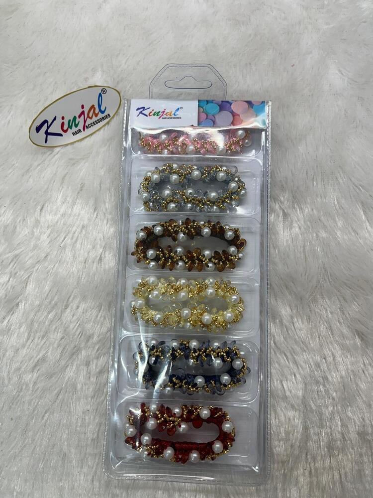 Beaded Hair Accessories Ruffle