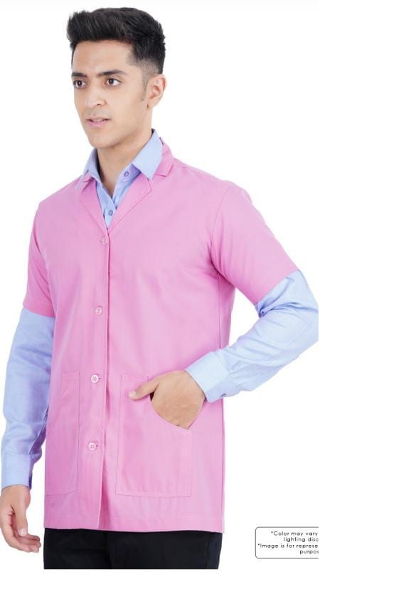 Over Coat For Men - Color: Blue