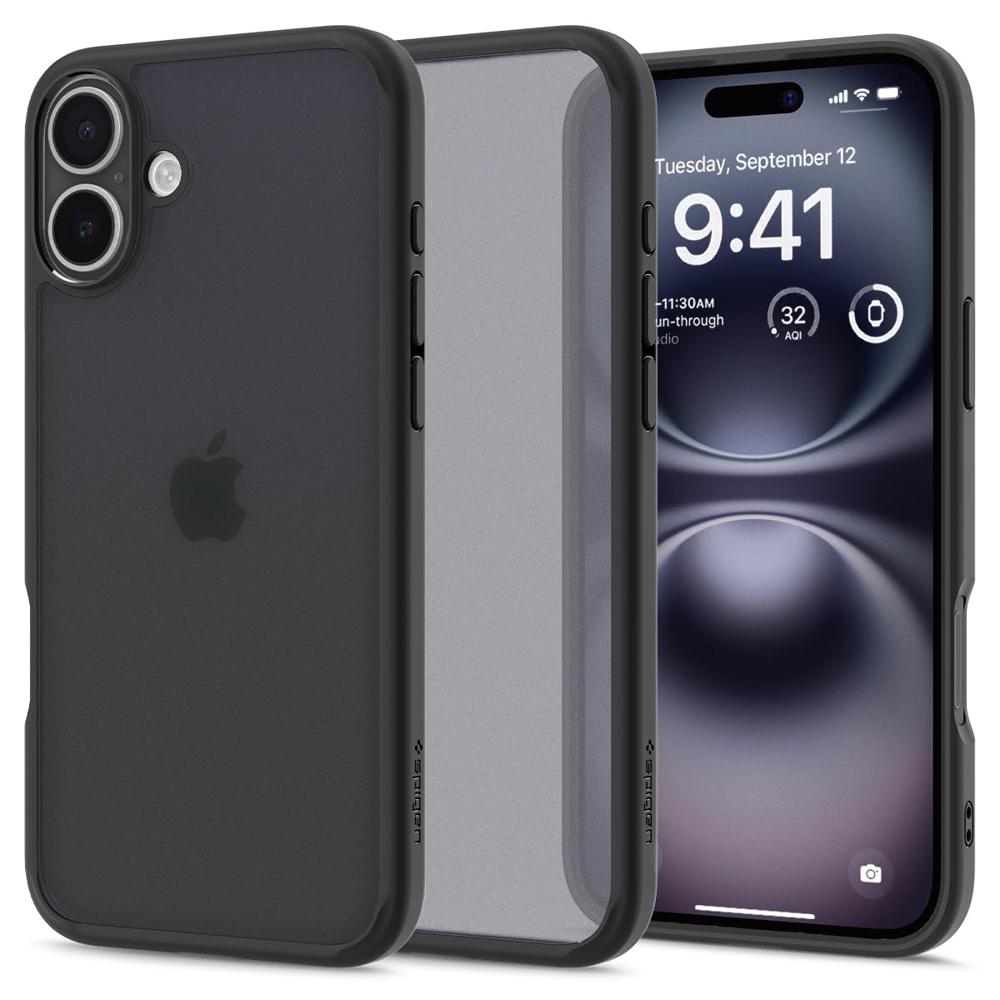 Spigen Cover Case For iPhone 16 Plus- Frost Black
