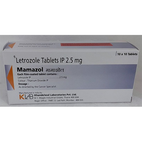2.5 Mg Letrozole Tablets IP