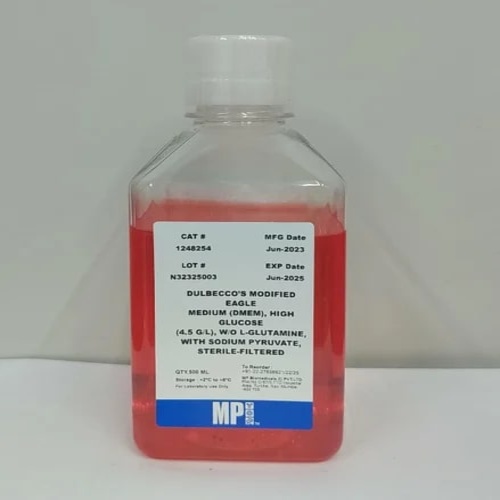 DMEM High Glucose (4.5 g/l), w/o L-Glutamine, with Sodium Pyruvate