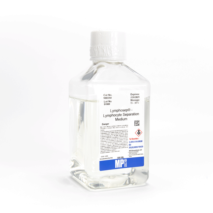 LymphoSep lymphocyte separation medium, 100mL, 500mL