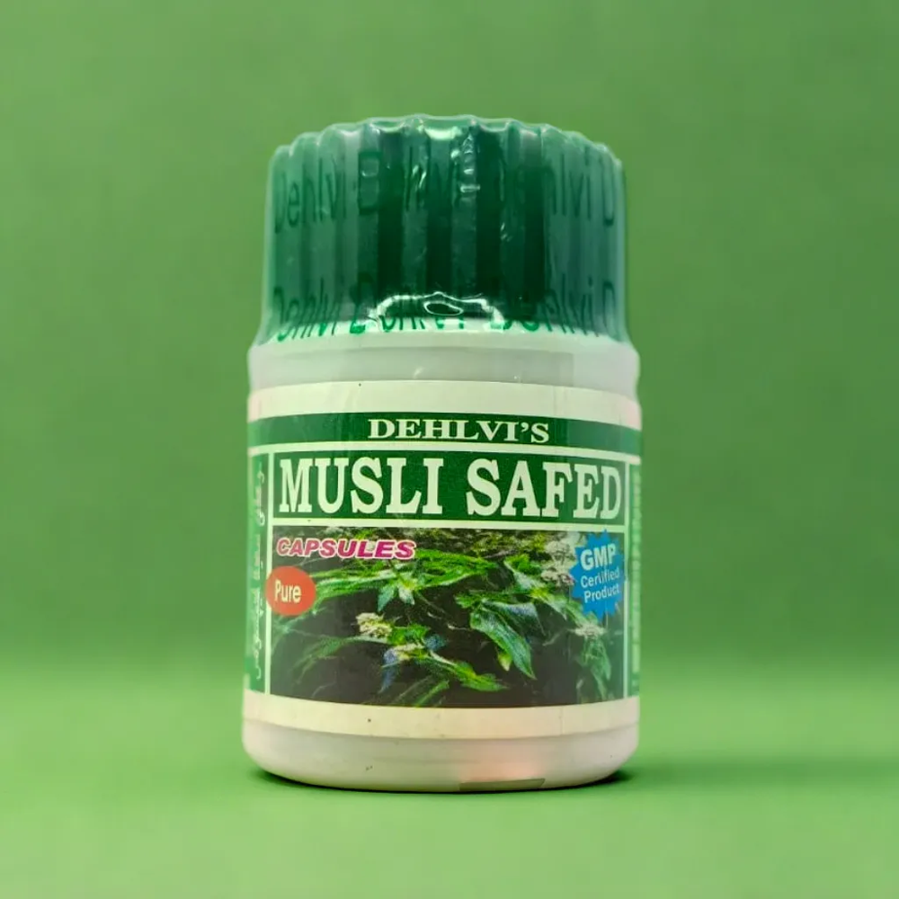 Dehlvi Musli Safed 30 Capsule - Age Group: For Adults