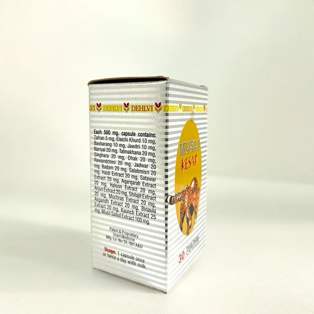 Dehlvi Musli Kesar 30 Capsules
