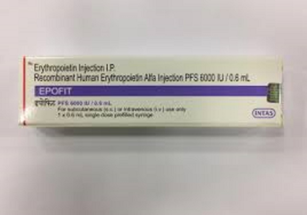 Epofit Erythropoietin 6000 Iu Injection