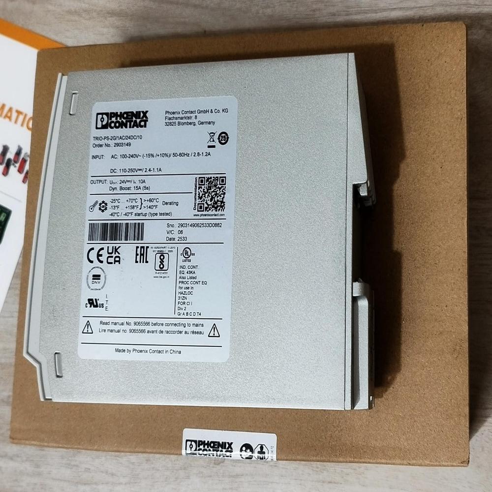 PHOENIX CONTACT TRIO-PS-2G/AC/24DC/10. 2903149.