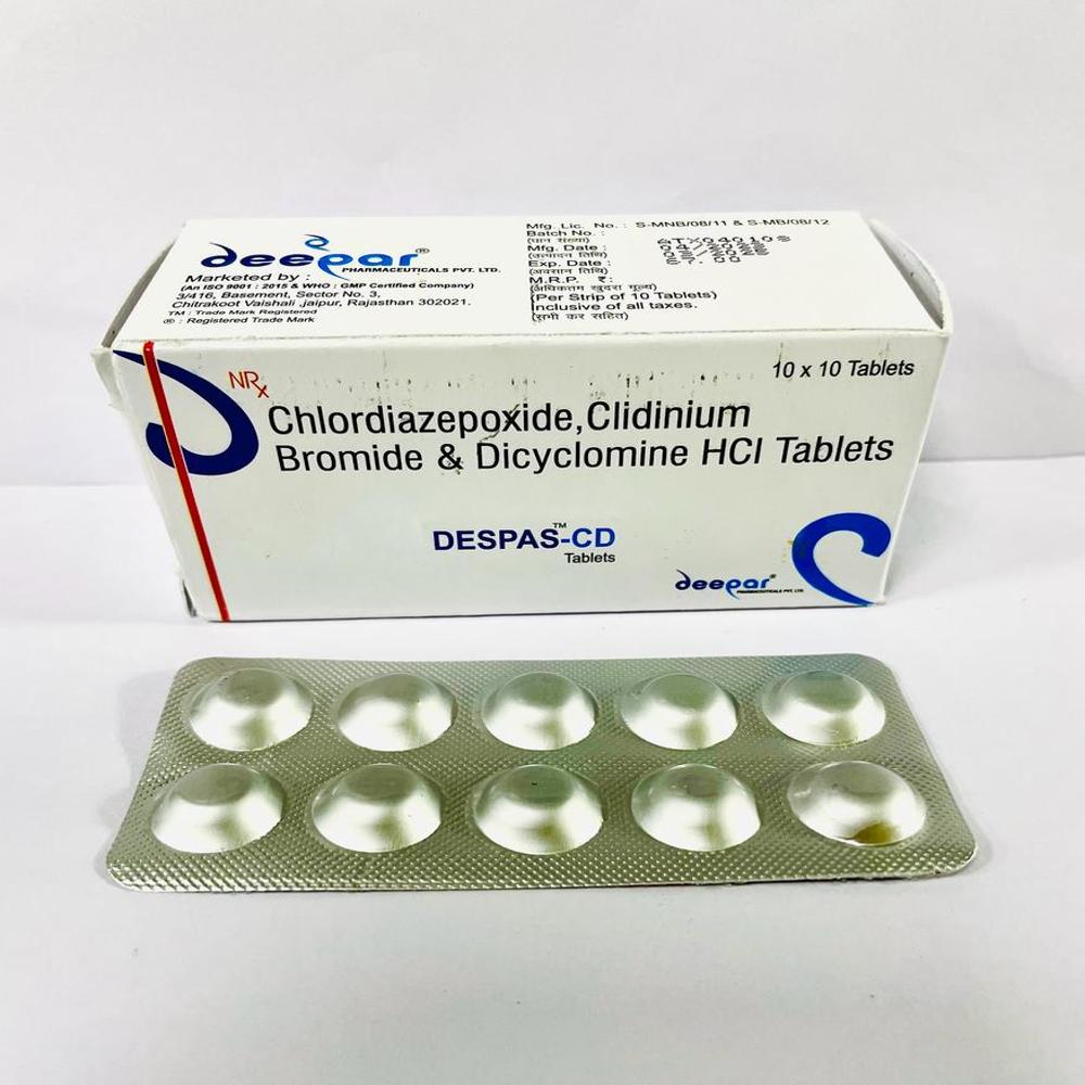 Chlordiazepoxide Clidinium Bromide Dicyclomine 