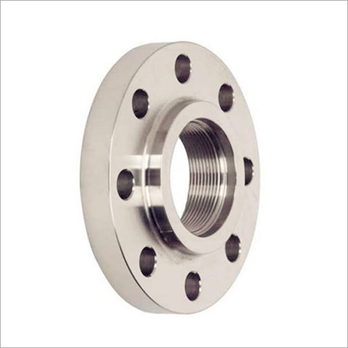 Stainless Steel Screwed Flanges - Customized Size, Silver | Cnc Machine Finishing, Crack-free Installation, Asme Standard, For Water, Air, Steam, Gas, Oil