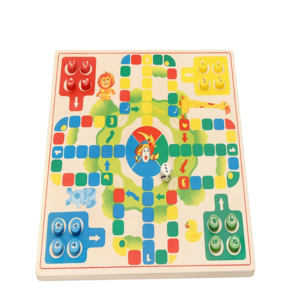 Ludo + Chinese Checkers - Color: Golden