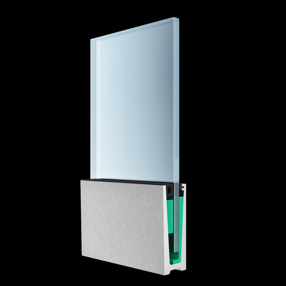 Continuous Profile Glass Ralling System - Feature: Easily Assembled