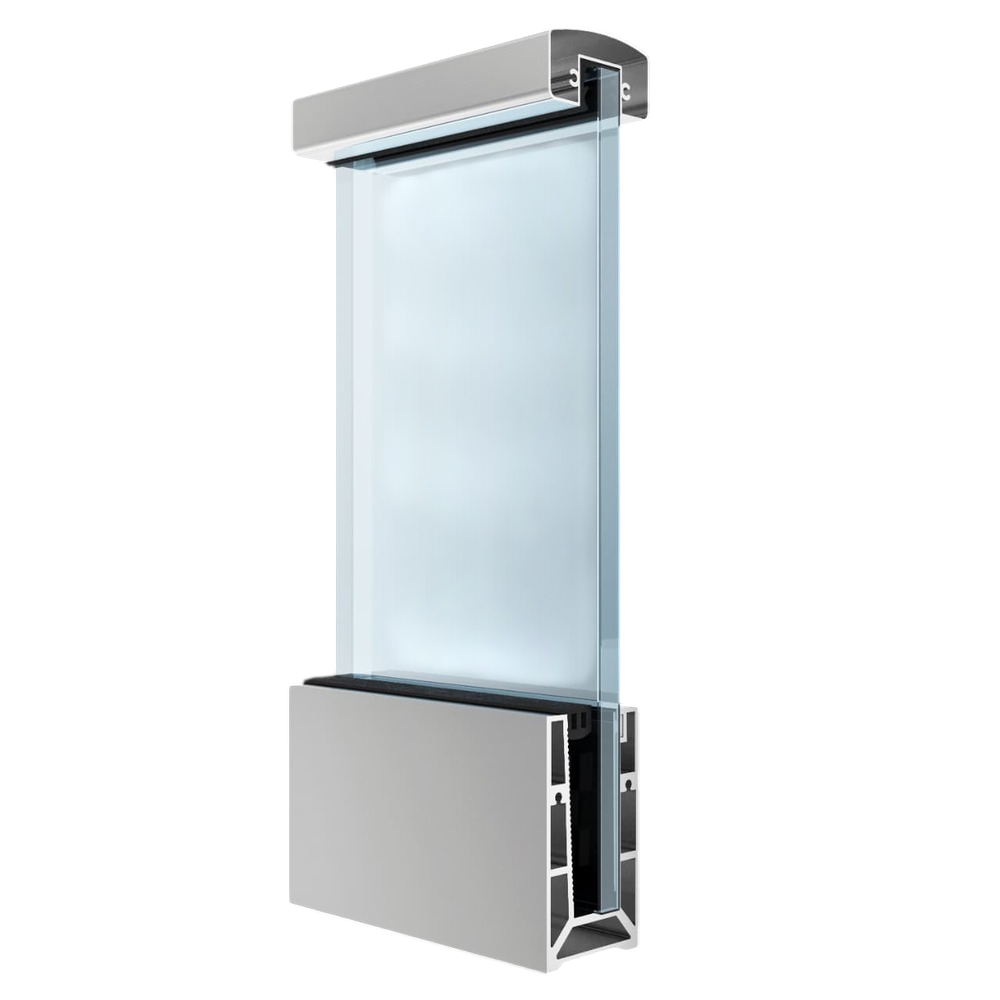 Vrl-07 Glass Railing Profile - Feature: Easily Assembled