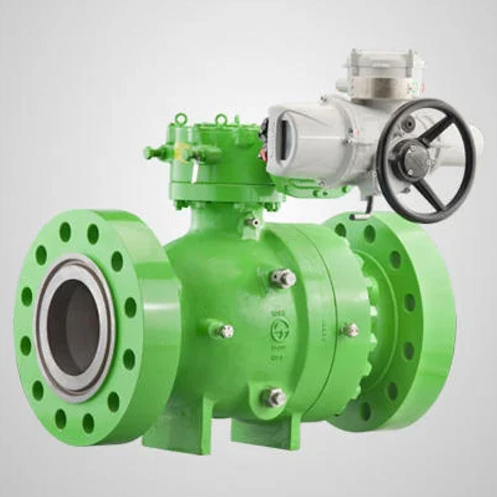 L&T Make Two Piece Design Trunnion Mounted Ball Valve