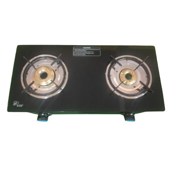 2 Burner Glass Top Gas Stove