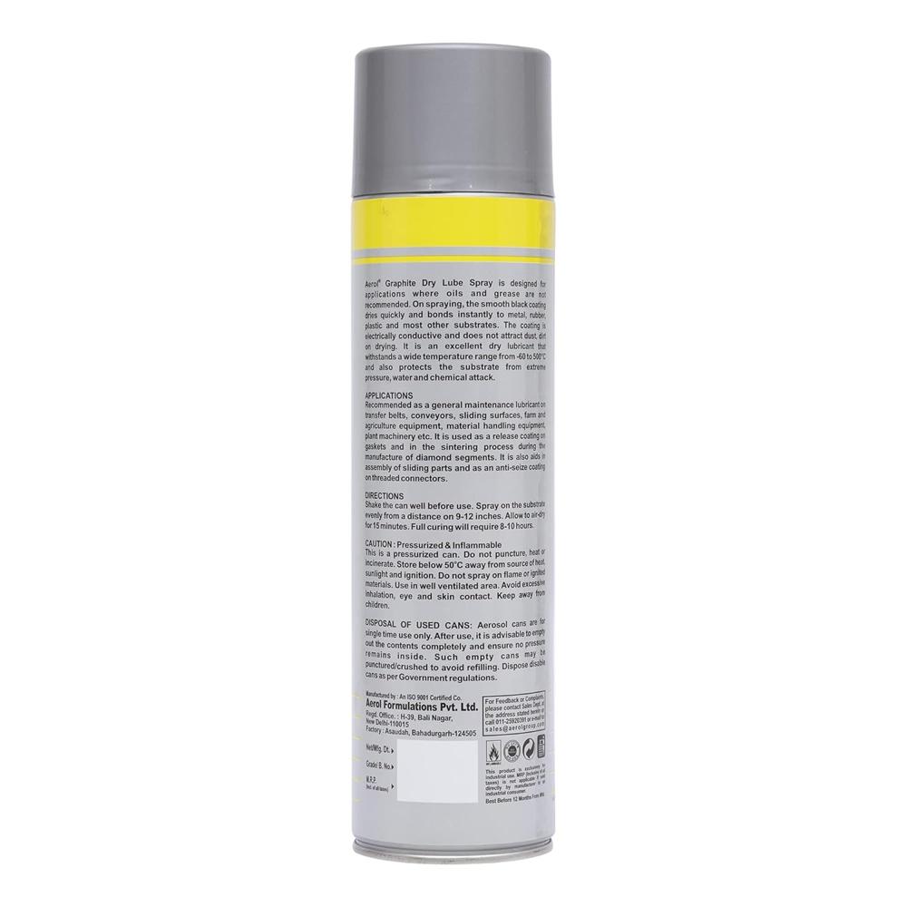 Aerol Graphite Dry Lubricant Spray, Grade 2012 