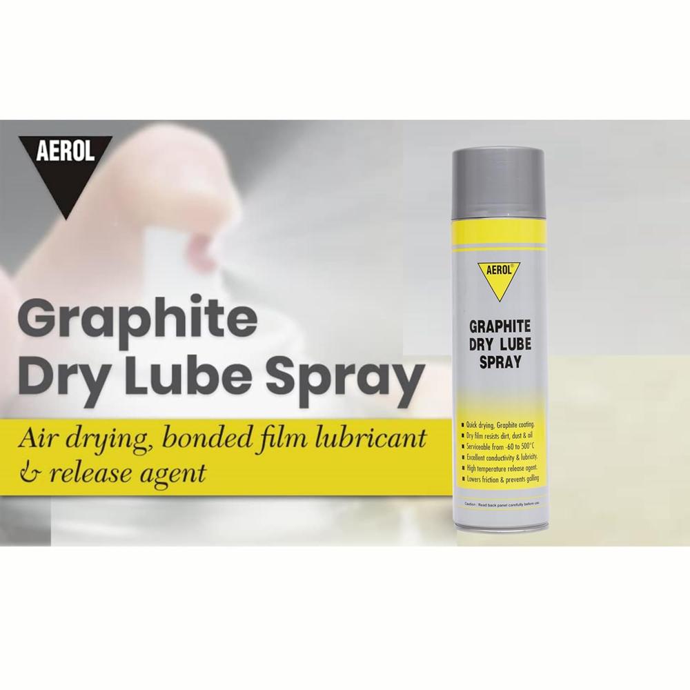 Aerol Graphite Dry Lubricant Spray, Grade 2012 