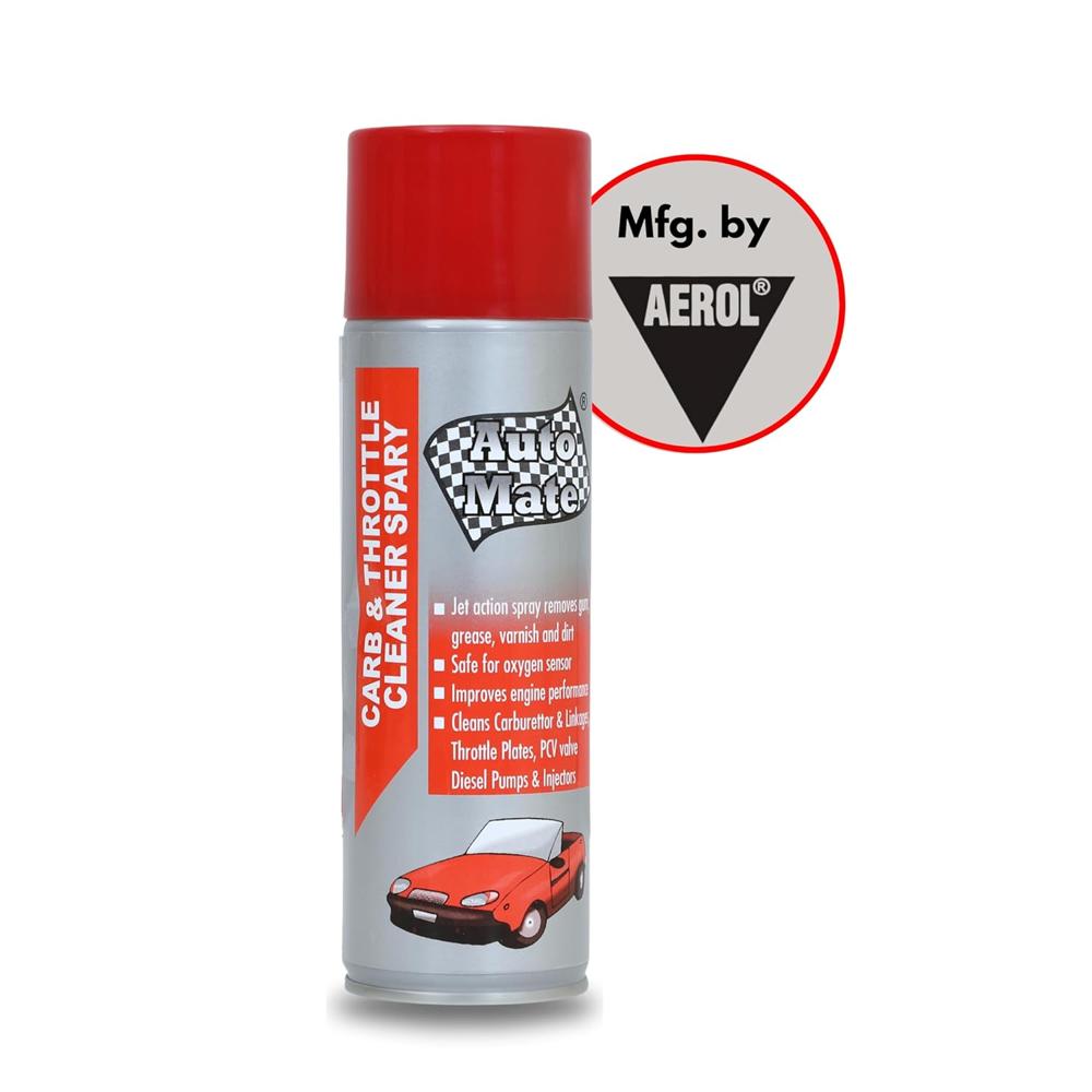 AEROL AUTO MATE Carb & Throttle Cleaner Spray, Grade 6550