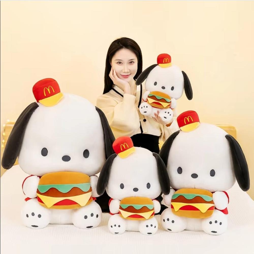 Soft Toy Burger Dog