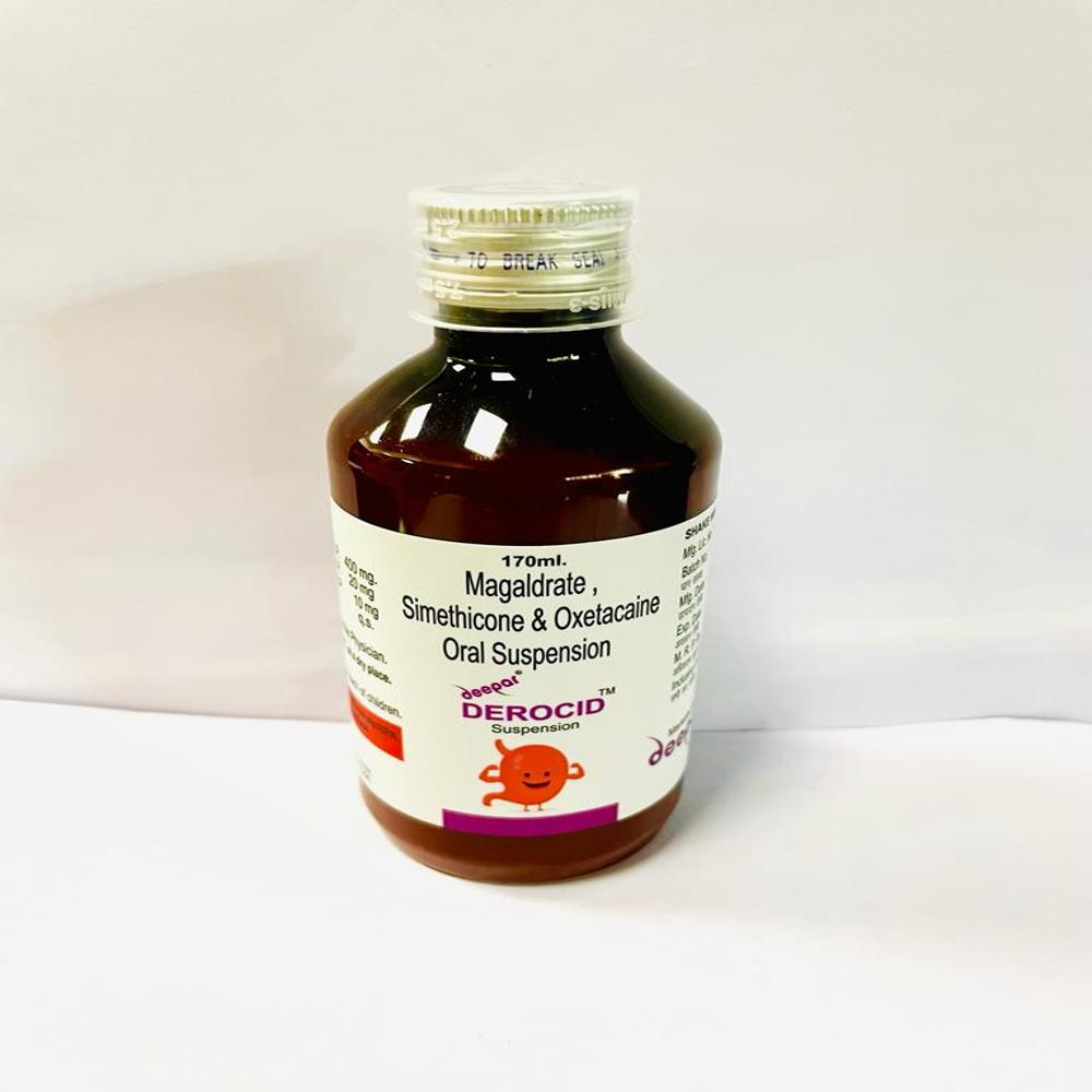 Magaldrate Simethicone Oxetacaine Suspension 170 Ml - Physical Form: Liquid
