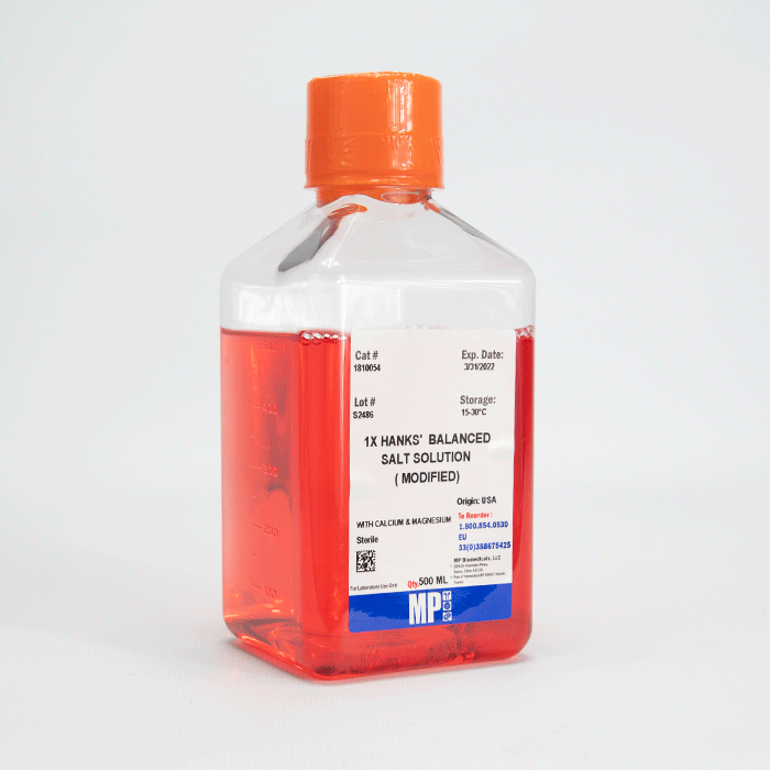 1X Hanks' Balanced Salt Solution, 500 mL