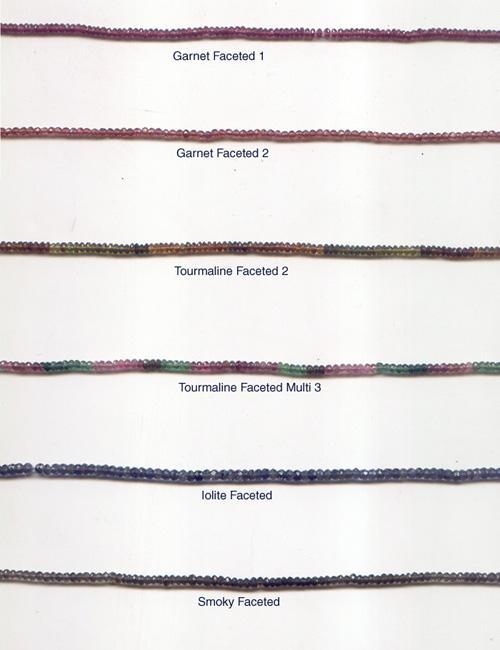 Faceted Semi-Precious Beads