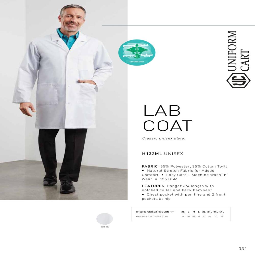 Unisex Medical Lab Coat