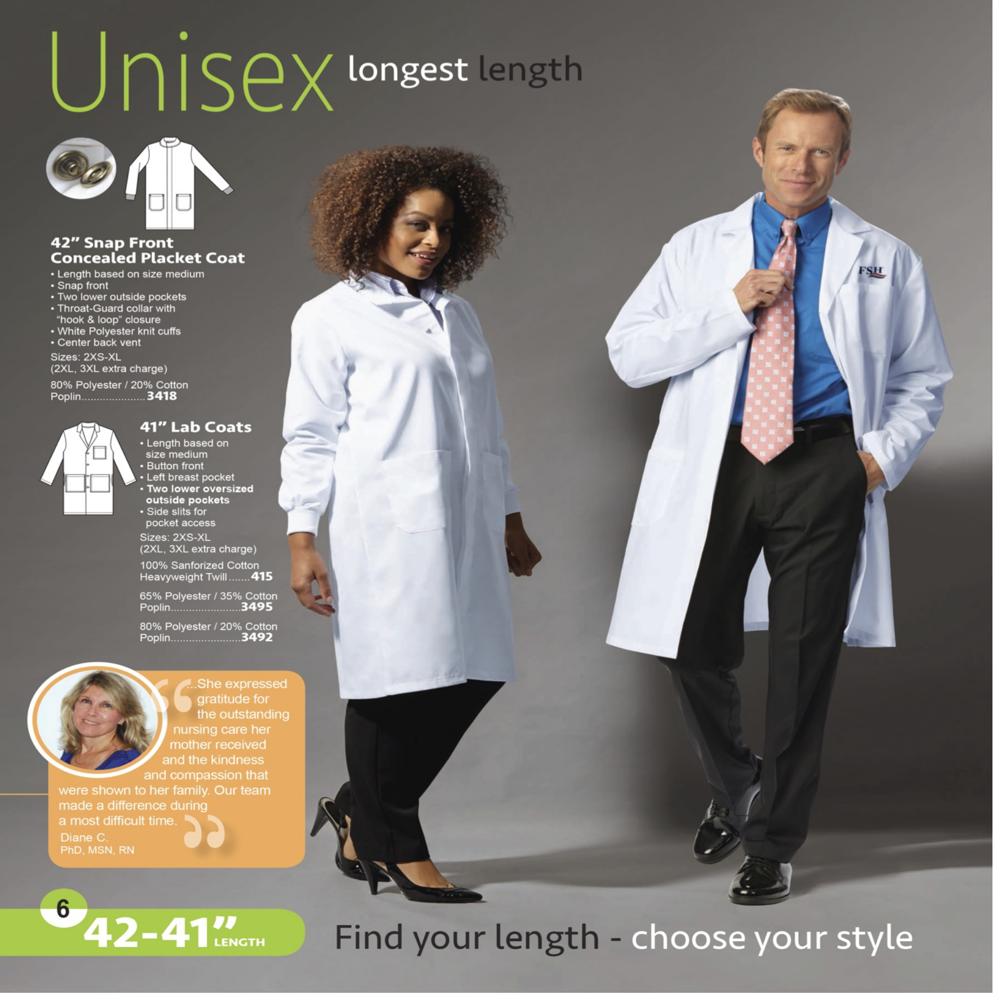 Unisex Medical Lab Coat
