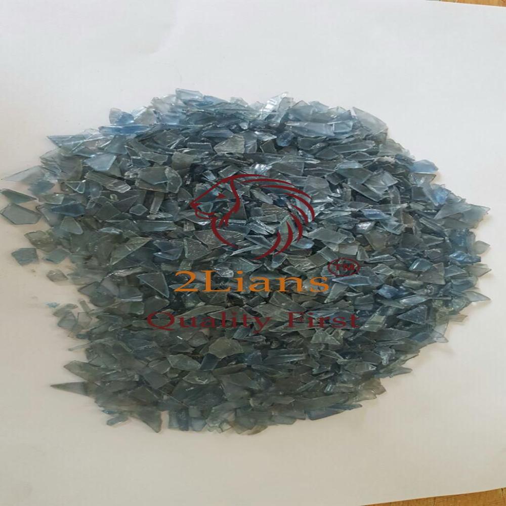 PC water bottle regrind blue and green tint