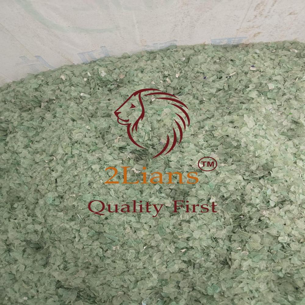 PC water bottle regrind blue and green tint