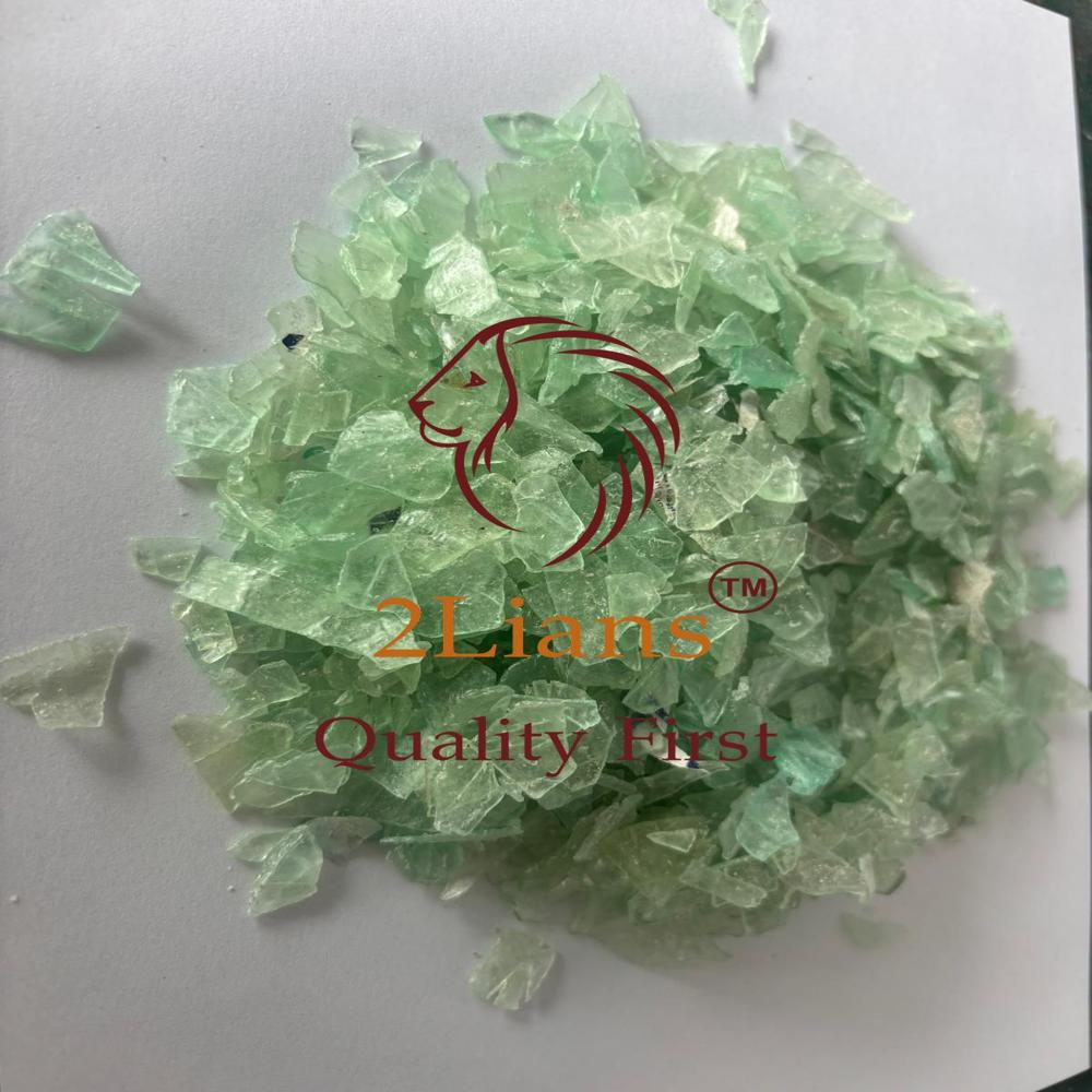 PC water bottle regrind blue and green tint