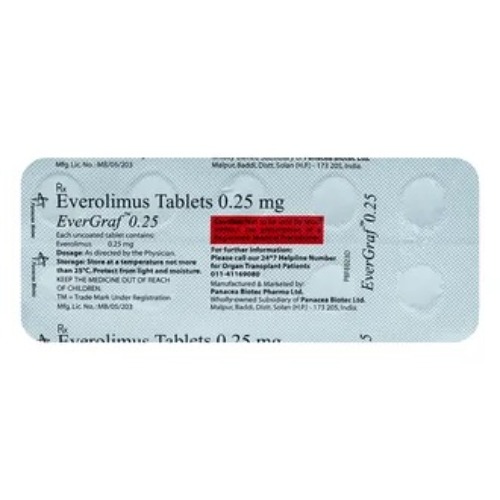 Evergraf 0.25 Mg Tablet