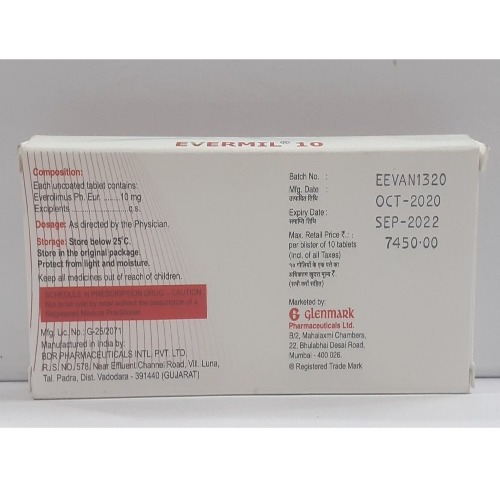 Evermil 10 mg Tablet