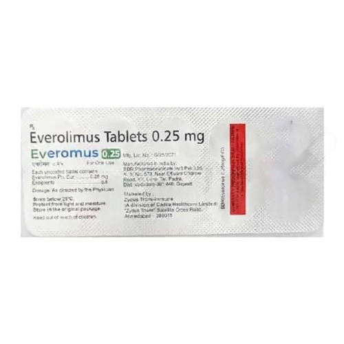 Everomus 0.25 mg Tablet