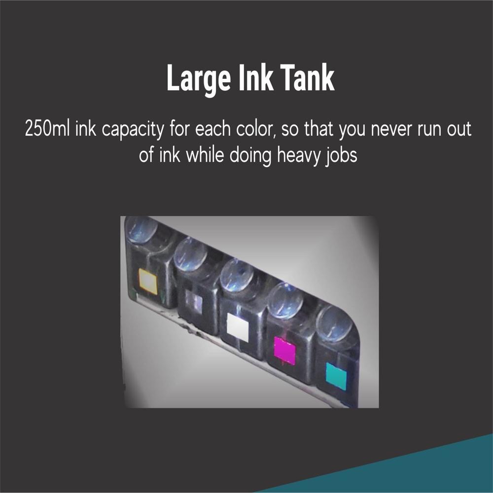 24 inch Xp600 Dual head DTF Printer with powder shaker