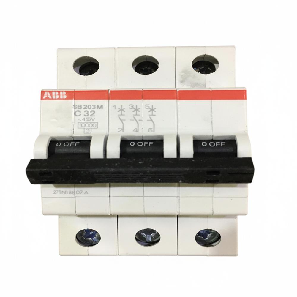 Mcb 3 Pole 63a - Color: White