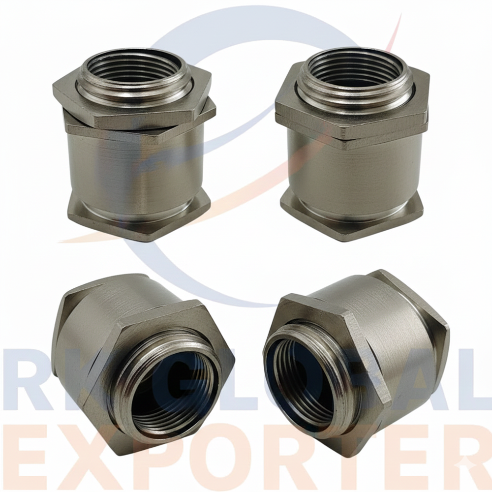 28 Mm Single Compression Brass Cable Glands - Color: Sliver