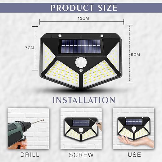 Bk Solar Light - Color: Black