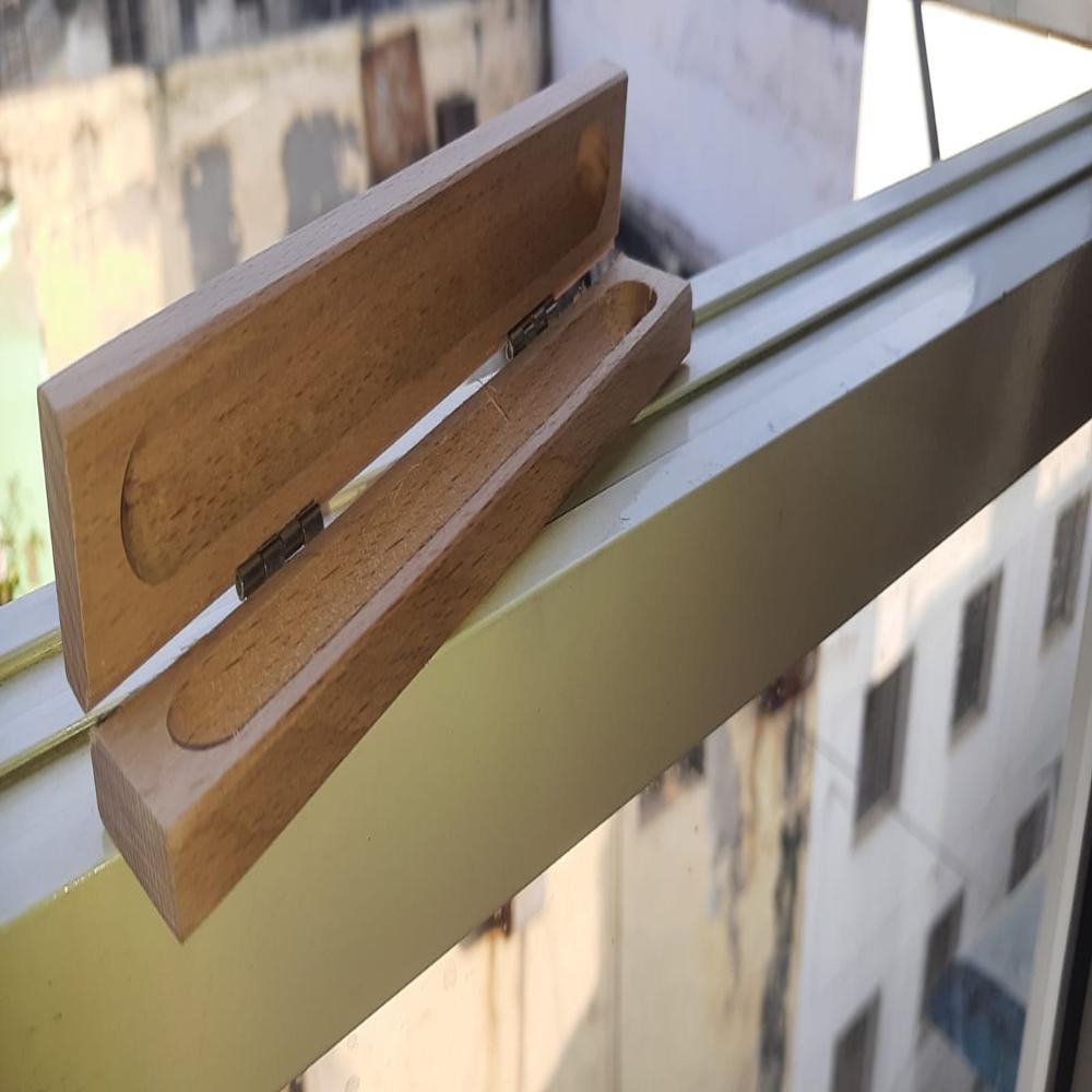 Wooden Pen Stand - Dimension (L*W*H): 16 Centimeter (Cm)