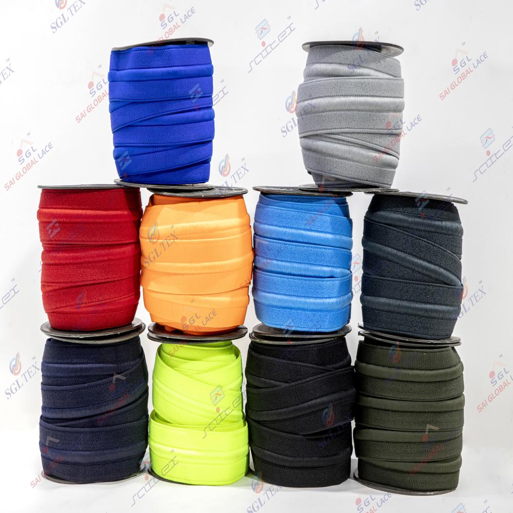 Plain Drawcord Elastics - Color: Multicolour