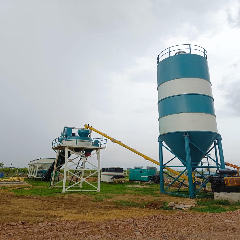 Inline Concrete Batching Plant - Conveyor Capacity: 1200 Kg