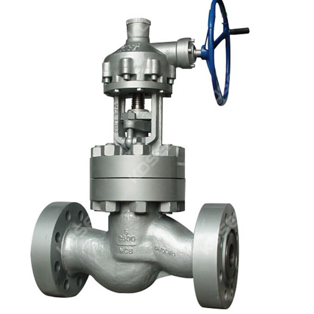 Cast Steel Globe Valves Class 2500 Flanged End - Height: 50  Centimeter (cm)