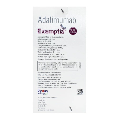Exemptia 40 mg PFS