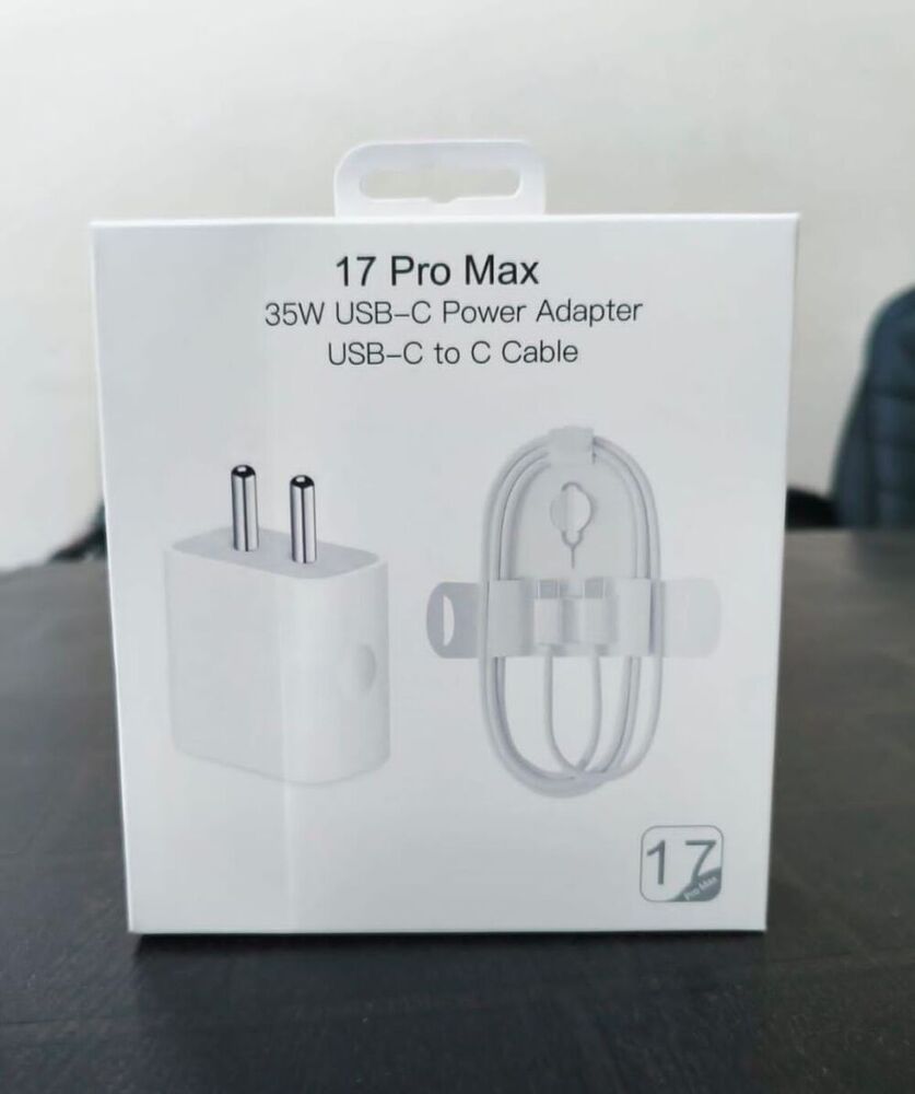 Apple 17 Pro Max Charger with 1 Year Warranty