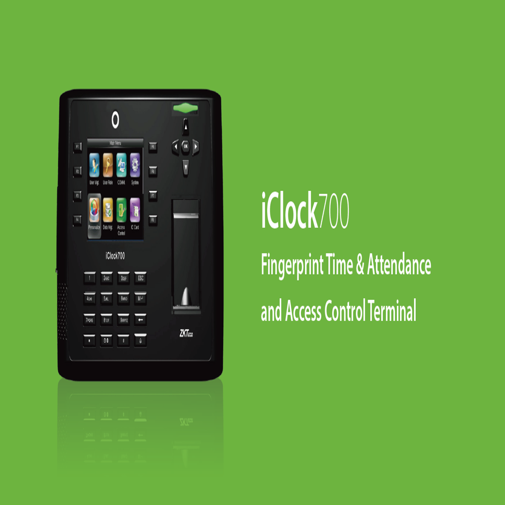 Iclock 700 - Accuracy: 99  %