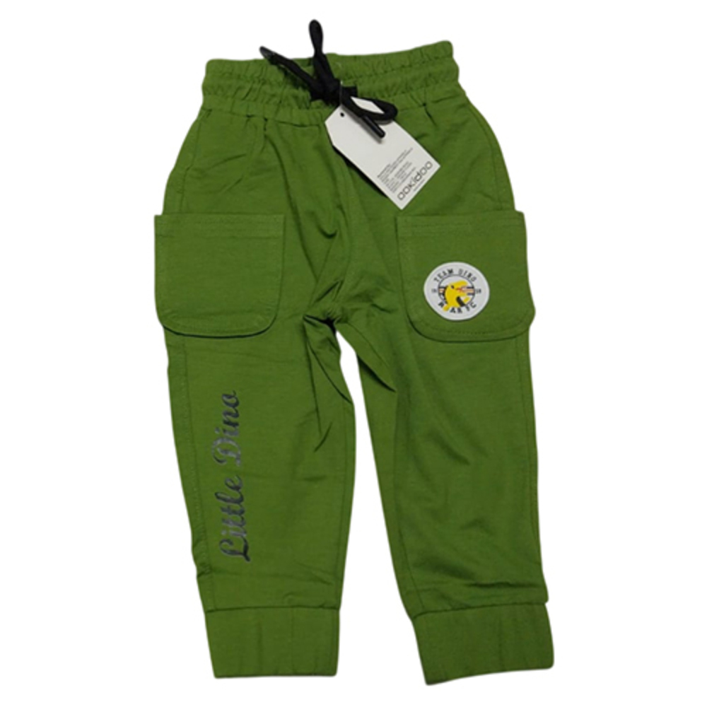 Kids Little Dine Green Track Pant - Color: Different Available