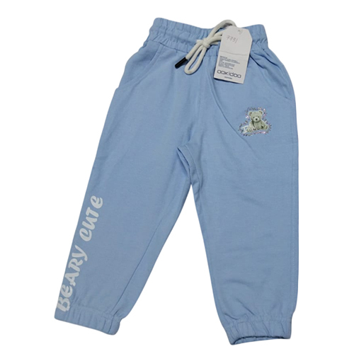 Beary Cute Kids Blue Track Pant