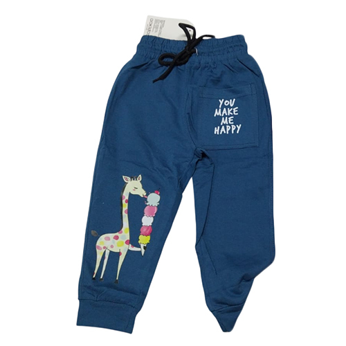 Kids Blue Designer Track Pant - Color: Different Available