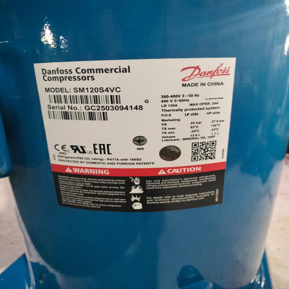 Sm147 Danfoss Compressor - Air Tank Capacity: 2.5 Liter (L)